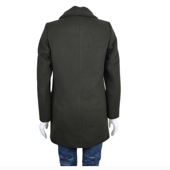 Aritzia Wilfred Cocoon Coat Jacket Wool Cashmere Green Size Small - Picture 8 of 14
